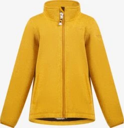 Schmuddelwedda Fleecejacken Strickjacke Kinder Senf