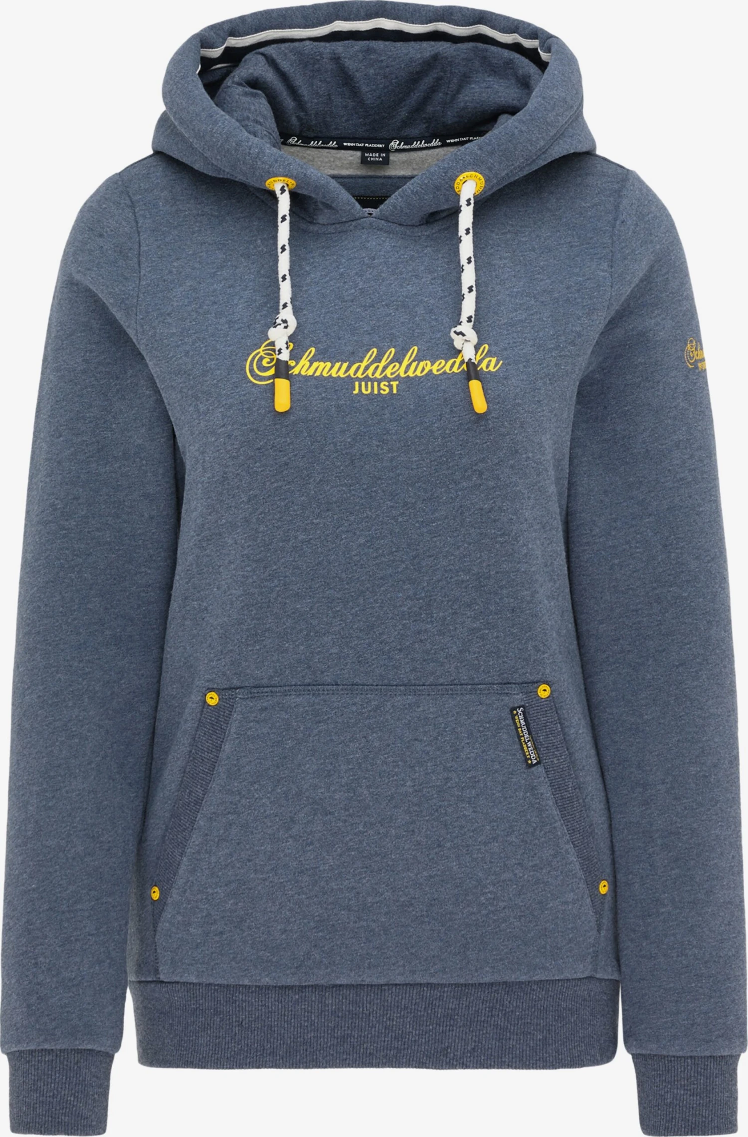 Schmuddelwedda Hoodies Sweatshirt Frauen Blaumeliert