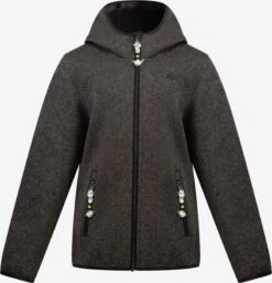 Schmuddelwedda Fleecejacken Fleecejacke Kilata Kinder Graumeliert