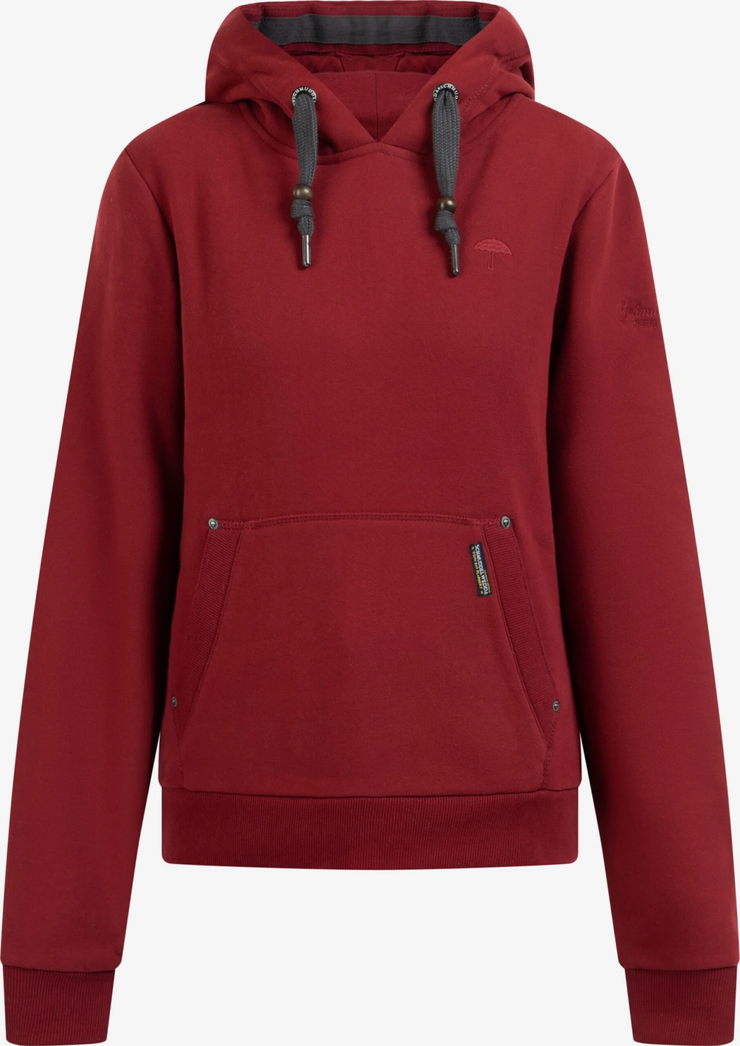 Schmuddelwedda Hoodies Sweatshirt Frauen Dunkelrot