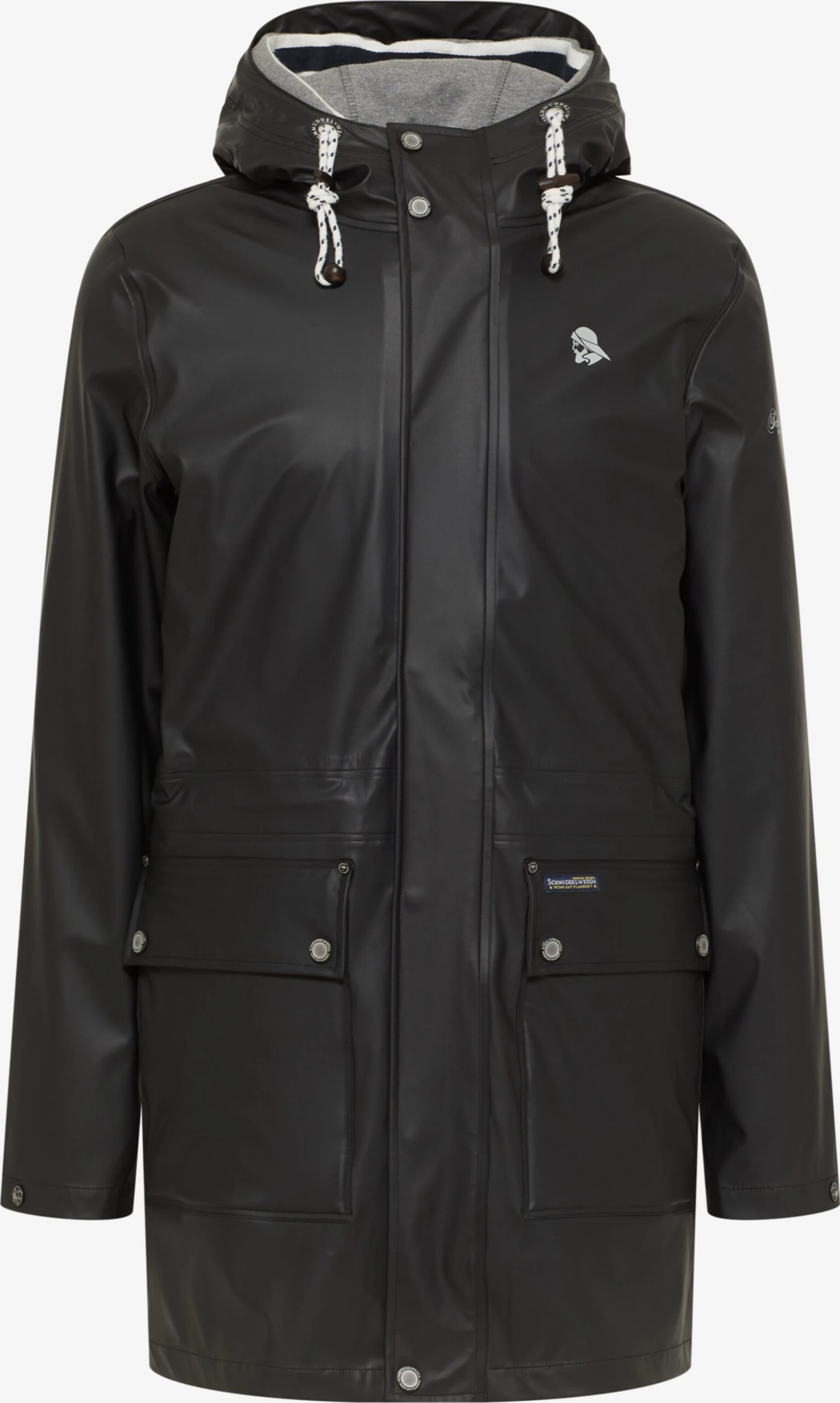 Schmuddelwedda Übergangsmäntel Funktionsjacke Männer Schwarz